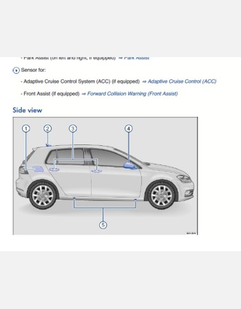 volkswagen golf 2019 owners manual